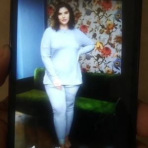 2-PC Pantset in light grey